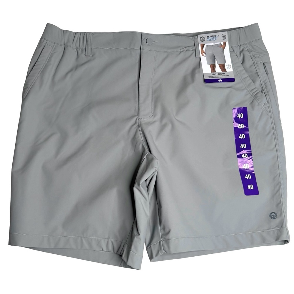 Mondetta Outdoor‎ Project Tech Shorts Gray Men's Size 40 NWT